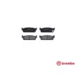 Jeu de 4 plaquettes de frein arrière BREMBO P 56 067 - Visuel 1