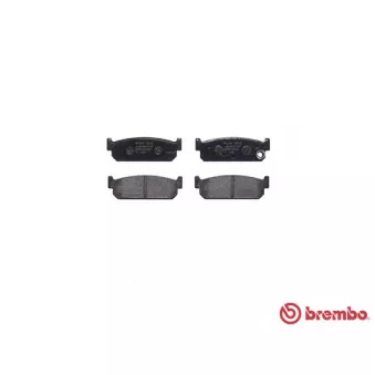 Jeu de 4 plaquettes de frein arrière BREMBO P 56 067
