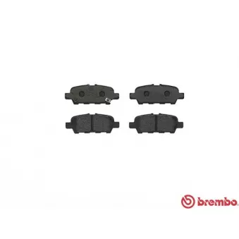 Jeu de 4 plaquettes de frein arrière BREMBO P 56 068