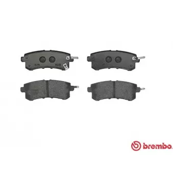 Jeu de 4 plaquettes de frein arrière BREMBO P 56 082