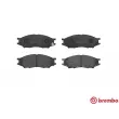 Jeu de 4 plaquettes de frein avant BREMBO P 56 083 - Visuel 1