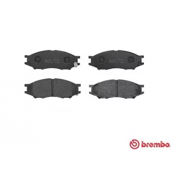 Jeu de 4 plaquettes de frein avant BREMBO P 56 083