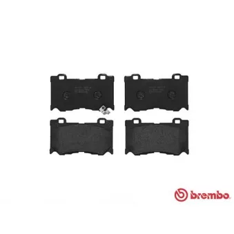 Jeu de 4 plaquettes de frein avant BREMBO P 56 084