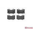 Jeu de 4 plaquettes de frein arrière BREMBO P 56 085 - Visuel 1