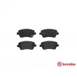 Jeu de 4 plaquettes de frein avant BREMBO P 56 086 - Visuel 1