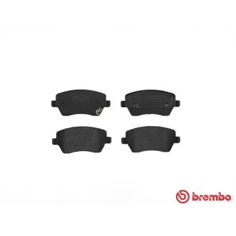 Jeu de 4 plaquettes de frein avant BREMBO P 56 086