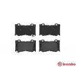 Jeu de 4 plaquettes de frein avant BREMBO P 56 089 - Visuel 1