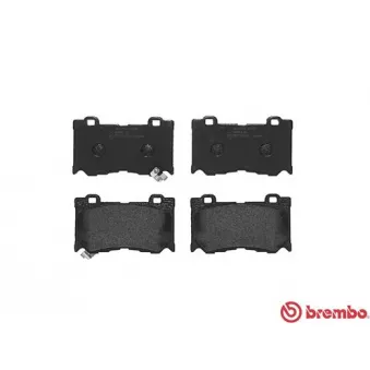 Jeu de 4 plaquettes de frein avant BREMBO P 56 089