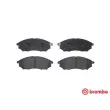 Jeu de 4 plaquettes de frein avant BREMBO P 56 094 - Visuel 1