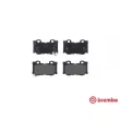 Jeu de 4 plaquettes de frein arrière BREMBO P 56 095 - Visuel 1