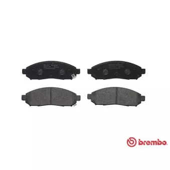 Jeu de 4 plaquettes de frein avant BREMBO