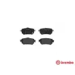 Jeu de 4 plaquettes de frein arrière BREMBO P 56 098 - Visuel 1