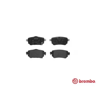 Jeu de 4 plaquettes de frein arrière BREMBO P 56 098