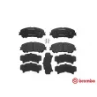 Jeu de 4 plaquettes de frein avant BREMBO P 56 099 - Visuel 1