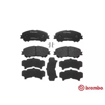Jeu de 4 plaquettes de frein avant BREMBO P 56 099