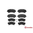 Jeu de 4 plaquettes de frein avant BREMBO P 56 100 - Visuel 1