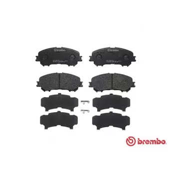 Jeu de 4 plaquettes de frein avant BREMBO P 56 100