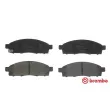 Jeu de 4 plaquettes de frein avant BREMBO P 56 102 - Visuel 1