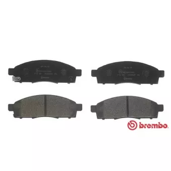 Jeu de 4 plaquettes de frein avant BREMBO P 56 102