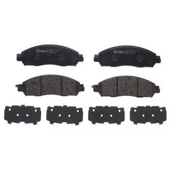 Jeu de 4 plaquettes de frein avant BREMBO P 56 118