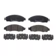 Jeu de 4 plaquettes de frein avant BREMBO P 56 120 - Visuel 1