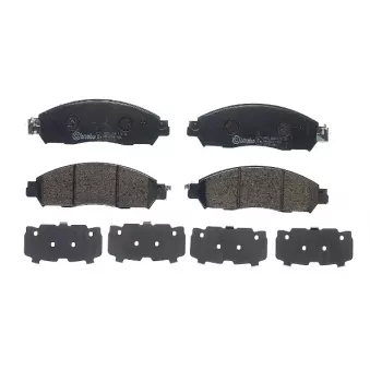 Jeu de 4 plaquettes de frein avant BREMBO P 56 120