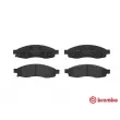 Jeu de 4 plaquettes de frein avant BREMBO P 58 001 - Visuel 1