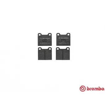 Jeu de 4 plaquettes de frein avant BREMBO P 59 001