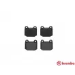 Jeu de 4 plaquettes de frein avant BREMBO P 59 004 - Visuel 1