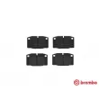 Jeu de 4 plaquettes de frein avant BREMBO P 59 005 - Visuel 1