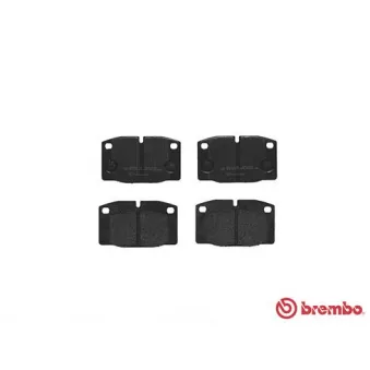 Jeu de 4 plaquettes de frein avant BREMBO P 59 005