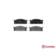Jeu de 4 plaquettes de frein avant BREMBO P 59 008 - Visuel 1