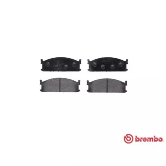 Jeu de 4 plaquettes de frein avant BREMBO P 59 008