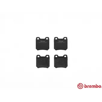 Jeu de 4 plaquettes de frein arrière BREMBO P 59 010