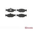 Jeu de 4 plaquettes de frein avant BREMBO P 59 011 - Visuel 1