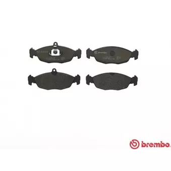 Jeu de 4 plaquettes de frein avant BREMBO P 59 011