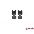 Jeu de 4 plaquettes de frein arrière BREMBO P 59 014 - Visuel 1