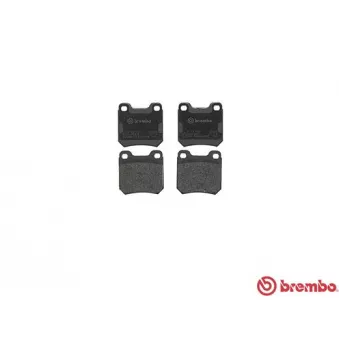 Jeu de 4 plaquettes de frein arrière BREMBO P 59 014