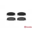 Jeu de 4 plaquettes de frein avant BREMBO P 59 015 - Visuel 1