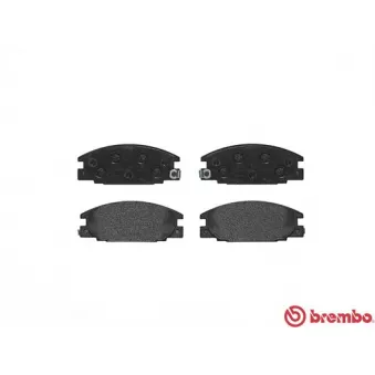 Jeu de 4 plaquettes de frein avant BREMBO P 59 015