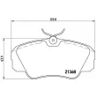 Jeu de 4 plaquettes de frein avant BREMBO P 59 016 - Visuel 2