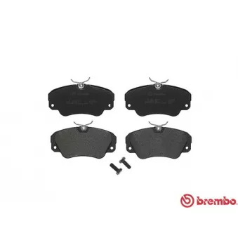 Jeu de 4 plaquettes de frein avant BREMBO P 59 016