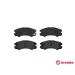 Jeu de 4 plaquettes de frein avant BREMBO P 59 020 - Visuel 1