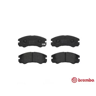 Jeu de 4 plaquettes de frein avant BREMBO P 59 020