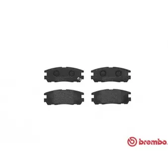 Jeu de 4 plaquettes de frein arrière BREMBO P 59 021