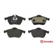 Jeu de 4 plaquettes de frein avant BREMBO P 59 022 - Visuel 1