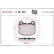 Jeu de 4 plaquettes de frein avant BREMBO P 59 025 - Visuel 2