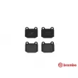 Jeu de 4 plaquettes de frein avant BREMBO P 59 025 - Visuel 1