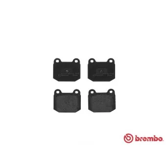 Jeu de 4 plaquettes de frein avant BREMBO