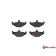 Jeu de 4 plaquettes de frein arrière BREMBO P 59 026 - Visuel 1
